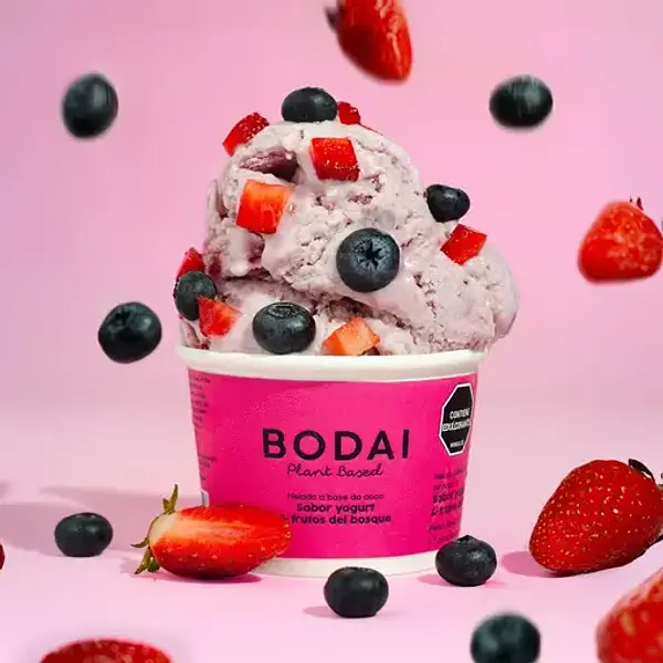 Helado Yogurt Y Frutos Del Bosque 80gr Bodai