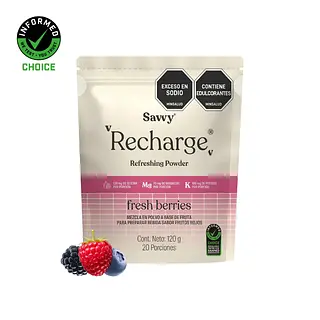 Recharge Frutos Rojos 120g Savvy