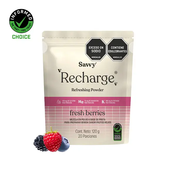 Recharge Frutos Rojos 120g Savvy
