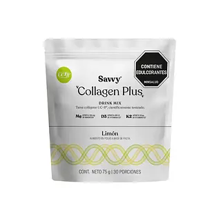 Collagen Plus Drink Mix Limón 75g Savvy