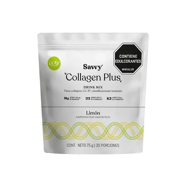Collagen Plus Drink Mix Limón 75g Savvy
