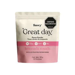Great Day Limonada Rosada 180g Savvy
