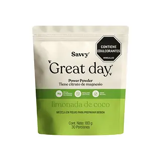 Great Day Limonada De Coco 180g Savvy