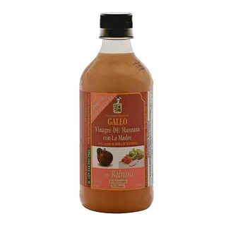 Vinagre De Manzana Con La Madre Rábano 500ml Gallo