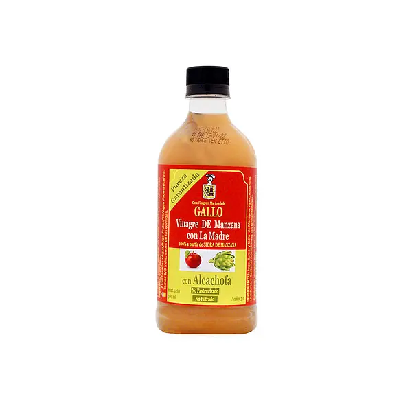 Vinagre De Manzana Con La Madre Alcachofa 500ml Gallo