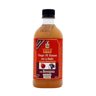 Vinagre De Manzana Con La Madre Berenjena 500ml Gallo