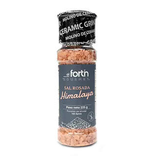 Sal Rosada Del Himalaya En Cristales 225g El Fortín