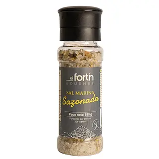 Sal Marina Sazonada 190g El Fortín